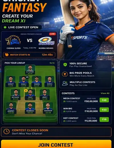 Aviator (aviator bet) fantasy cricket & matchday visual 3